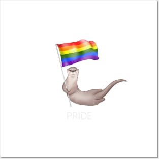 Pride Otter 6 Posters and Art